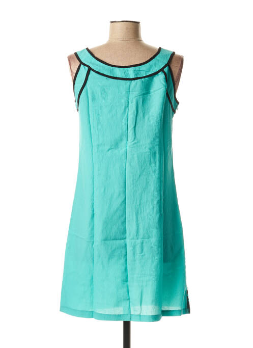 Tunică mâneci scurte albastru VIRGINIE & MOI femeie