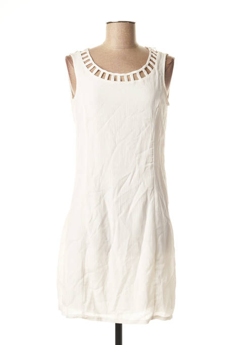 Tunică mâneci scurte alb VIRGINIE & MOI femeie