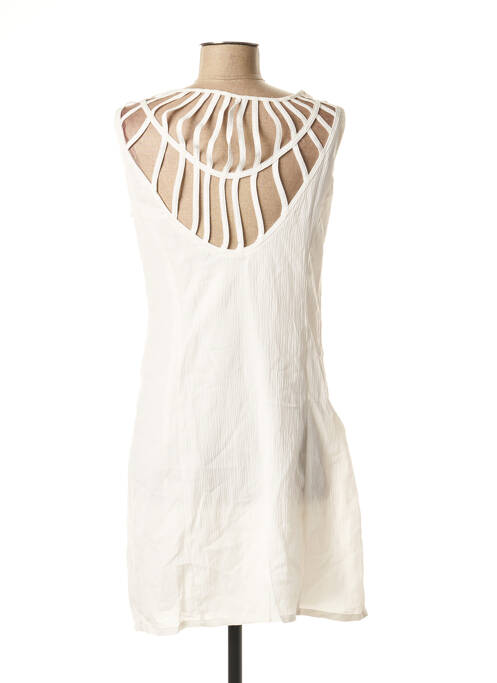 Tunică mâneci scurte alb VIRGINIE & MOI femeie