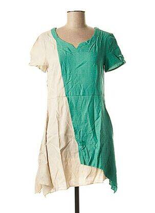 Tunică mâneci scurte verde VIRGINIE & MOI femeie