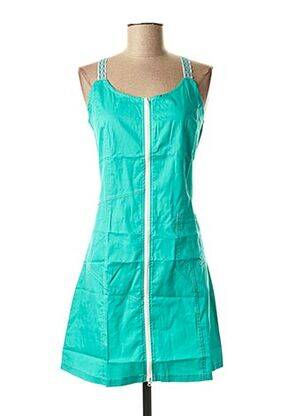 Tunică mâneci scurte croială cambrată albastru VIRGINIE & MOI femme