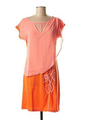 Rochie midi roz VIRGINIE & MOI femeie