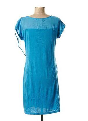 Rochie midi mâneci scurte mâneci scurte albastru VIRGINIE & MOI femeie