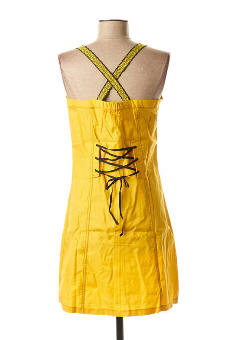 Tunică mâneci scurte croială cambrată galben VIRGINIE & MOI femme