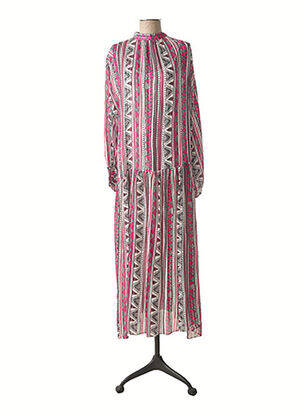 Rochie lungă mâneci lungi mâneci lungi roz VALERIE KHALFON femeie