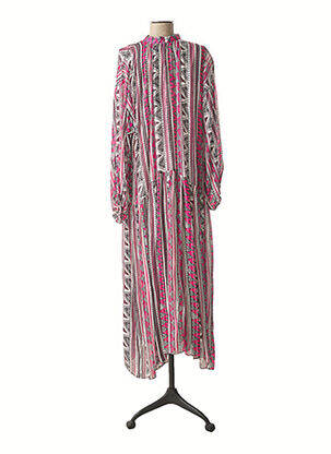 Rochie lungă mâneci lungi mâneci lungi roz VALERIE KHALFON femeie