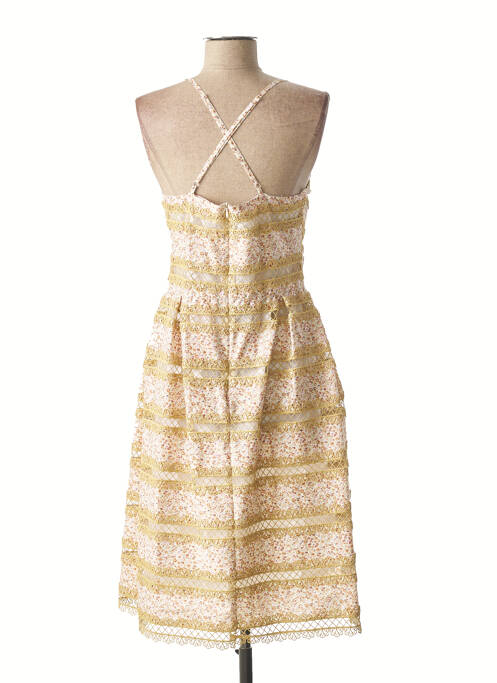 Rochie midi bej VALERIE KHALFON femeie