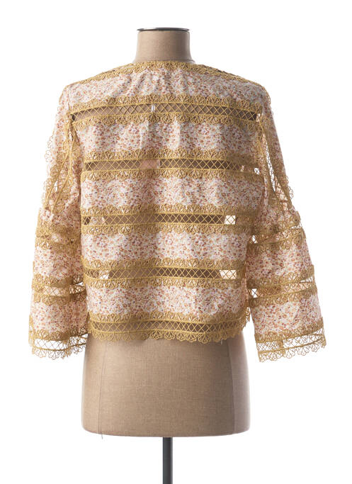 Vestă cu mâneci lungi bej VALERIE KHALFON femeie