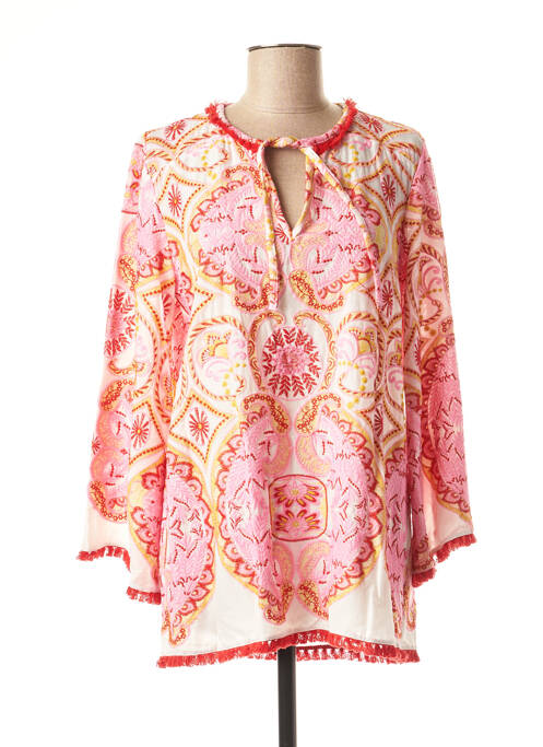 Tunică mâneci lungi roz VALERIE KHALFON femeie