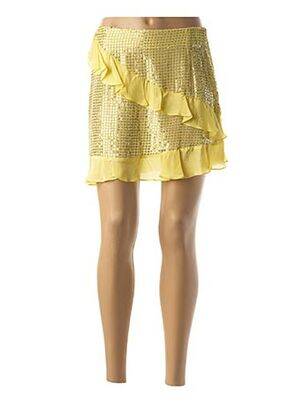 Fustă scurtă galben VALERIE KHALFON femeie