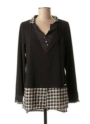 Tunică mâneci lungi negru MC PLANET femeie