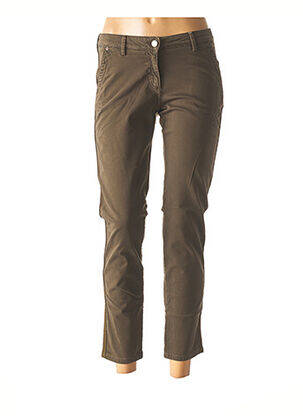 Pantalon slim maro #RED/LEGEND femeie