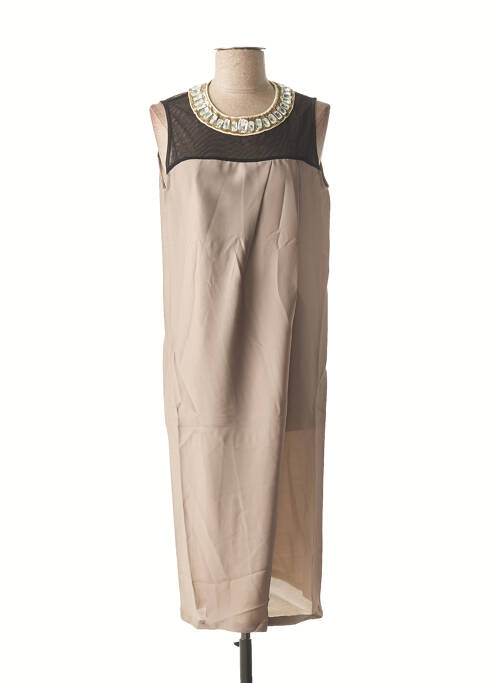 Rochie midi gri NOUGAT femeie