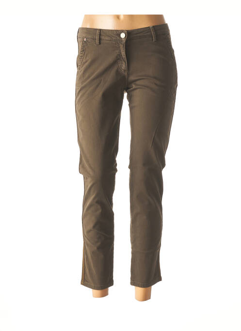 Pantalon slim maro #RED/LEGEND femeie