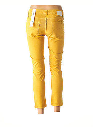 Pantalon 7/8 elasticitate talie joasă galben RED LEGEND femeie