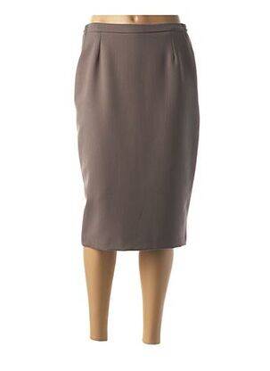 Fustă midi maro FRANCE RIVOIRE femeie