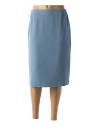Fustă midi elasticitate albastru FRANCE RIVOIRE femme
