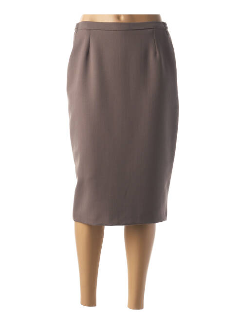 Fustă midi maro FRANCE RIVOIRE femeie