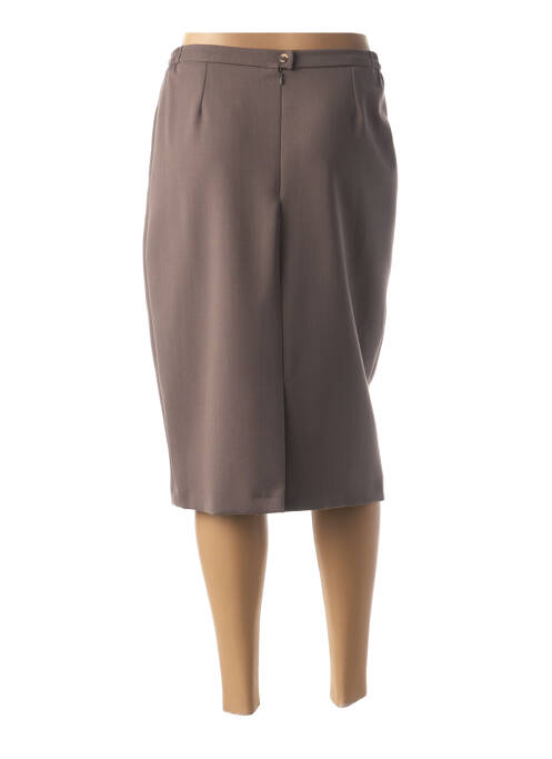 Fustă midi maro FRANCE RIVOIRE femeie