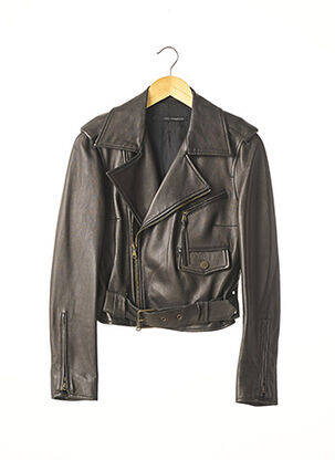 Geacă din piele negru ATOS LOMBARDINI femeie