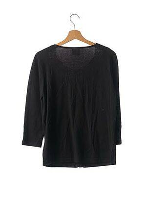Vestă cu mâneci lungi guler rotund negru SPARKLE BY ETINCELLE femeie