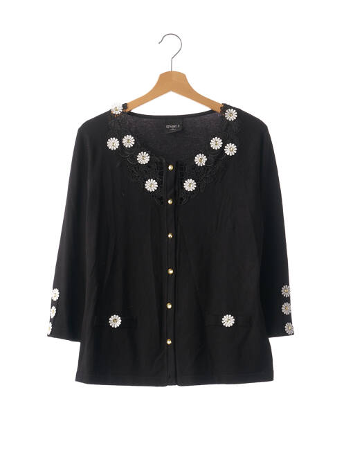 Vestă cu mâneci lungi negru SPARKLE BY ETINCELLE femeie