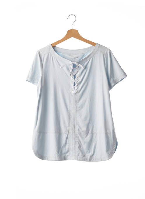 Tricou croială cambrată mâneci scurte albastru MARC CAIN femme