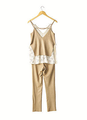 Set pantaloni buzunare bej POUPETTE ST BARTH femeie