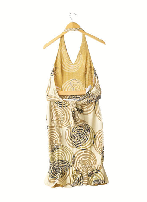 Set fustă galben ESPRIT DE FAMILLE femeie