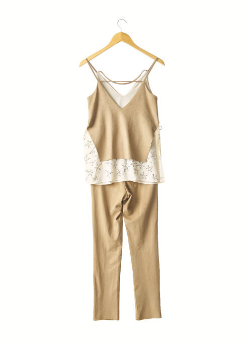 Set pantaloni bej POUPETTE ST BARTH femeie