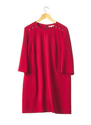 Rochie midi mâneci 3/4 mâneci 3/4 roșu GERARD DAREL femeie