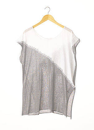 Pulover tunică alb CREA CONCEPT femeie