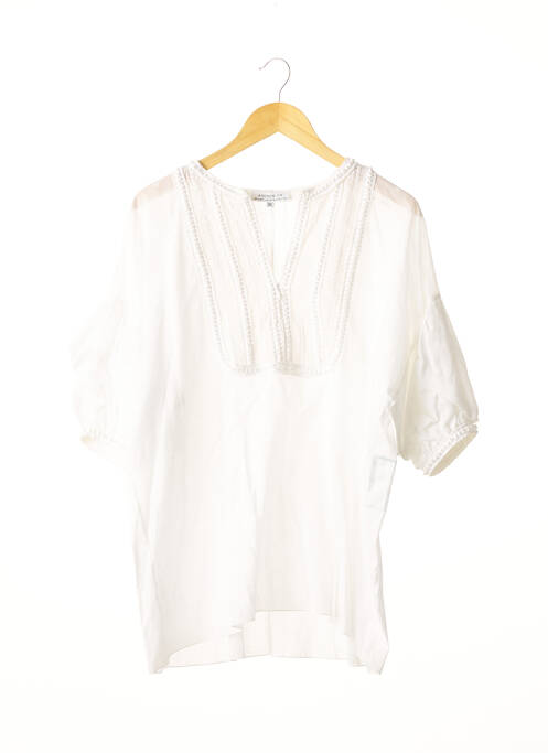 Tunică mâneci scurte alb ANDREW GN femeie