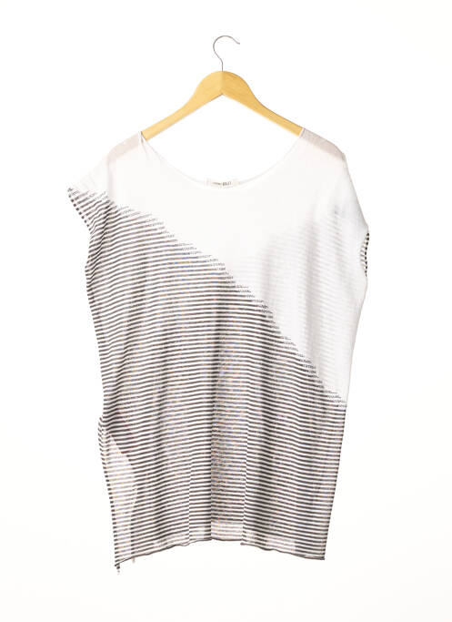 Pulover tunică alb CREA CONCEPT femeie