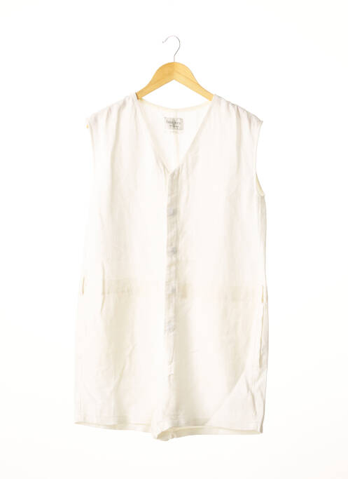 Salopetă scurtă alb FORTE-FORTE femeie