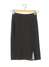 Fustă midi croială dreaptă negru LIL POUR L'AUTRE femme