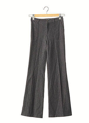 Pantalon evazat elasticitate talie înaltă negru IRIE WASH femeie