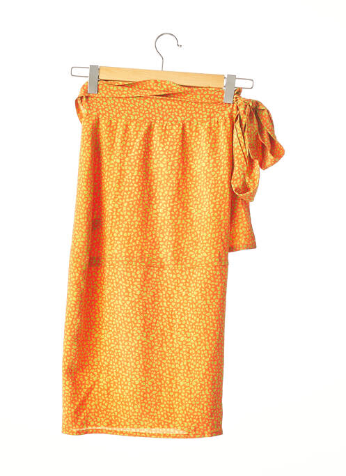 Fustă midi portocaliu ANGELO TARLAZZI femeie