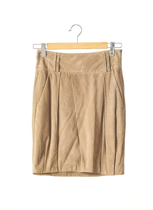 Fustă midi bej GUNEX femeie