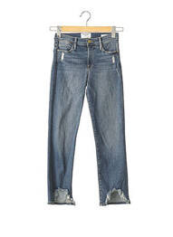 Pantalon 7/8 talie înaltă talie înaltă albastru FRAME femeie