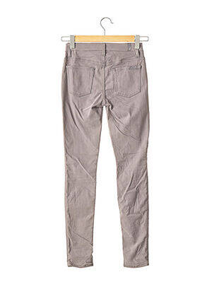 Pantalon slim talie înaltă talie înaltă gri 7 FOR ALL MANKIND femeie