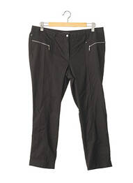 Pantalon trei sferturi elasticitate mărime normală negru STEHMANN femeie