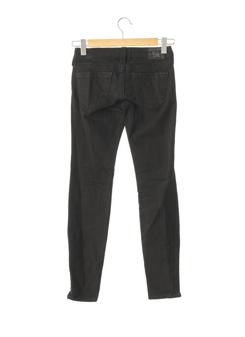 Blugi cu croială slim negru TRUE RELIGION femeie