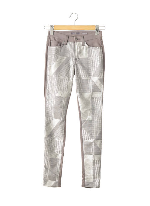 Pantalon slim gri FOR ALL MANKIND femeie