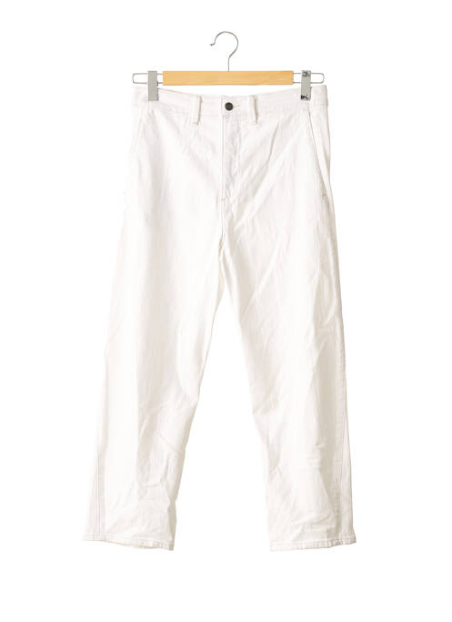 Pantalon drept alb VINCE. femeie