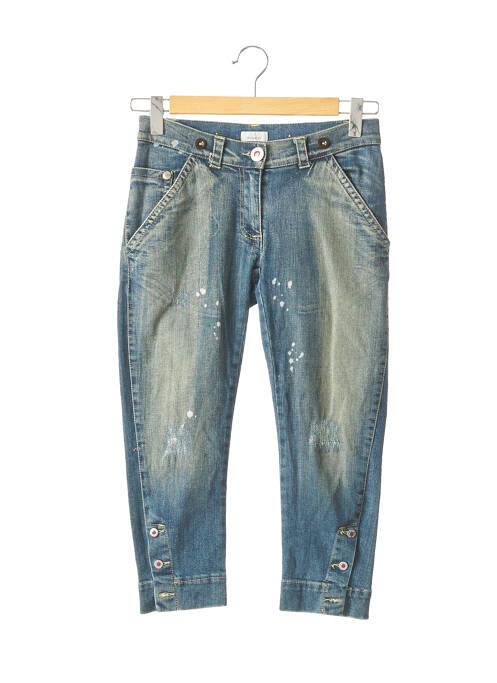 Pantalon trei sferturi elasticitate mărime normală albastru PINKO femme