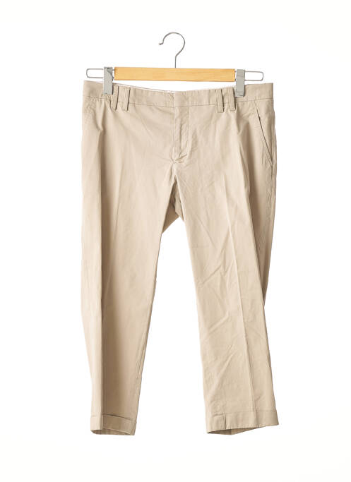 Pantalon trei sferturi bej PRADA femeie