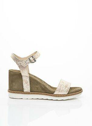 Sandale/Pantofi decupați bej KHRIO femeie