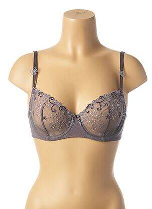Sutien broderie gri SIMONE PERELE femeie