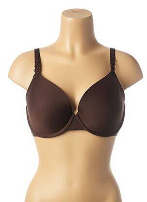 Sutien efect material satinat top sutien modelat maro SIMONE PERELE femeie